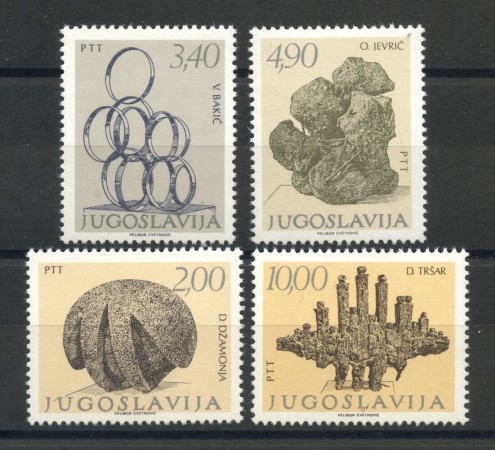 1978 - JUGOSLAVIA - LOTTO/38220 - SCULTURE 4v. - NUOVI