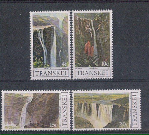 1979 - LOTTO/4545 - TRANSKEI - CASCATE 4v.