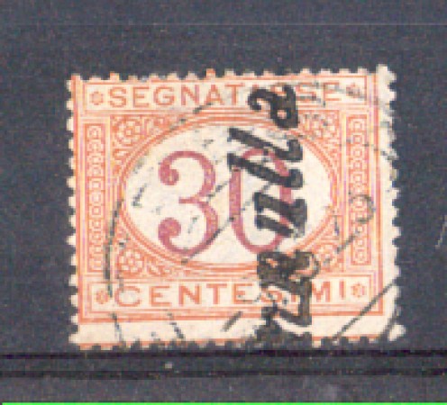 1890 - LOTTO/REGT23UA - REGNO - 30c. SEGNATASSE - USATO