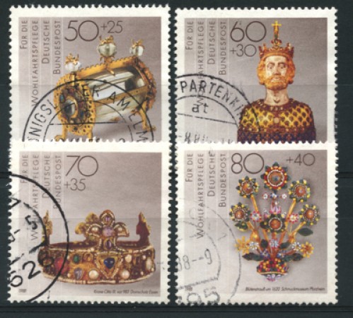 1988 - LOTTO/12468 - GERMANIA - BENEFICENZA 4v. - USATI