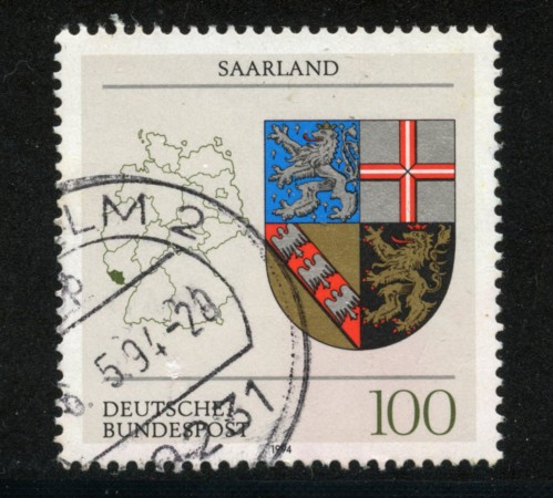 1994 - LOTTO/19081U - GERMANIA - STEMMA SAARLAND - USATO