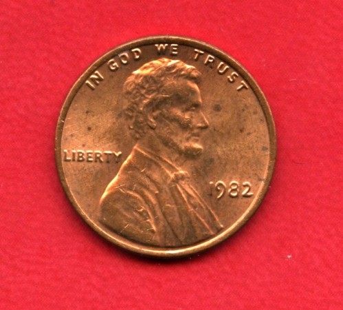 1982 - STATI UNITI - 1 CENT. LINCOLN - LOTTO/M26222