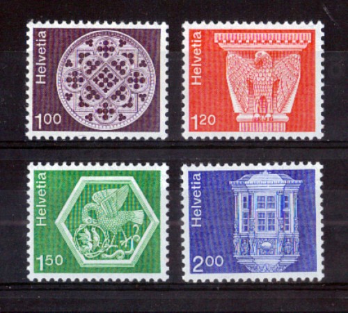 1974 - LOTTO/SVI971CPN - SVIZZERA - ARCHITETTURA E ARTIGIANATO 4v. - NUOVI