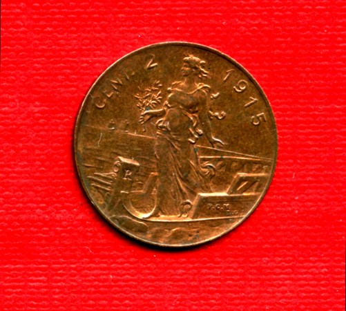 1915 - LOTTO/M22516 - REGNO - 2 CENTESIMI ITALIA SU PRORA