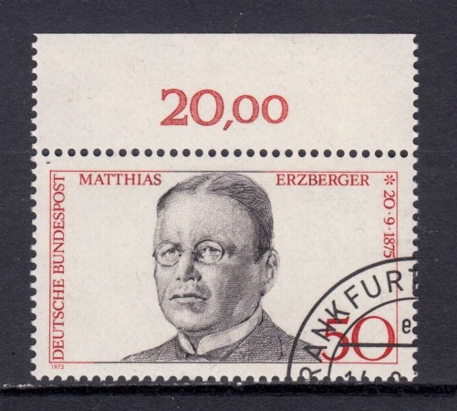 1975 - GERMANIA FEDERALE - MATTHIAS ERZBERGER - USATO - LOTTO/31478U