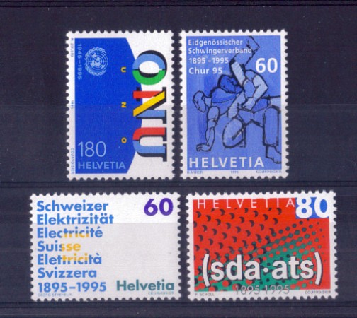 1995 - LOTTO/1471CPN - SVIZZERA - PROPAGANDA 4v. NUOVI