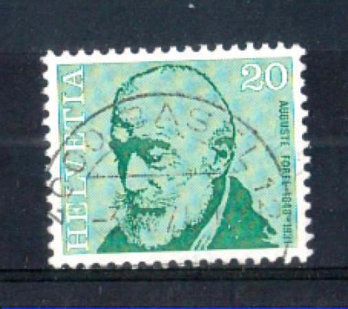 1971 - LOTTO/SVI887U - SVIZZERA - 20c. A. FOREL - USATO