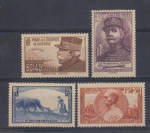 1940 - LOTTO/5218 - FRANCIA - PRO OPERE DI GUERRA