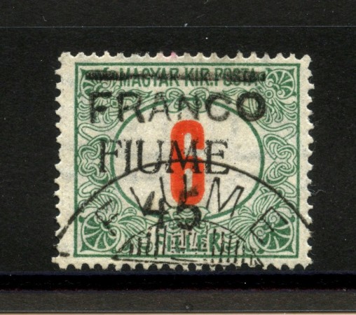 1919 - FIUME - LOTTO/39790 - 45F. SU 6F. SEGNATASSE SOPRASTAMPATO - USATO