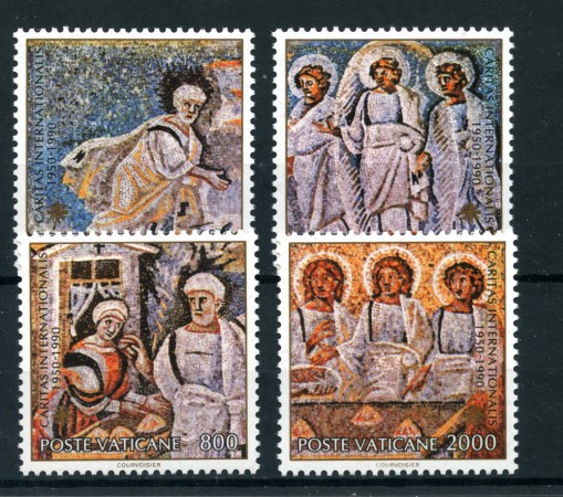 1990 - LOTTO/22178 - VATICANO - FONDAZIONE CARITAS 4v. - NUOVI
