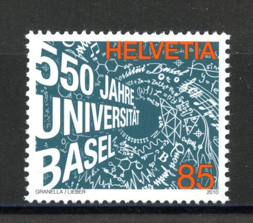 2010 - SVIZZERA - LOTTO/37736 - UNIVERSITA' DI BASILEA - NUOVO