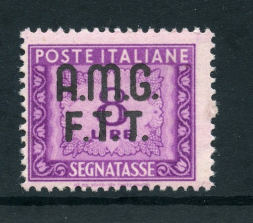 1947/49 - LOTTO/23726 - TRIESTE A - 8 LIRE LILLA SEGNATASSE - NUOVO
