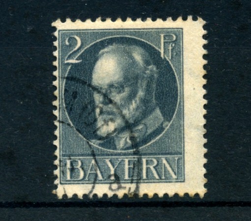 BAVIERA - 1916 - LOTTO/21872 - 2p.  GRIGIO USATO