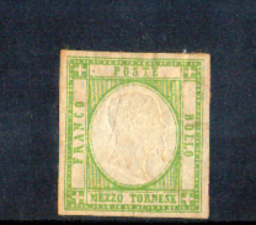 PROVINCIE NAPOLETANE - 1861 - LOTTO/11068 - 1/2 TORNESE VERDE - SG