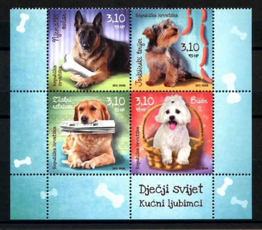 2013 - CROAZIA - CANI  4v. - NUOVI - LOTTO/33180