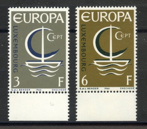1966 - LUSSEMBURGO - LOTTO/41221 - EUROPA 2v. - NUOVI