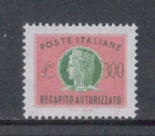 1987 - LOTTO/7809 - REPUBBLICA - 300 LIRE RECAPITO AUTORIZZATO