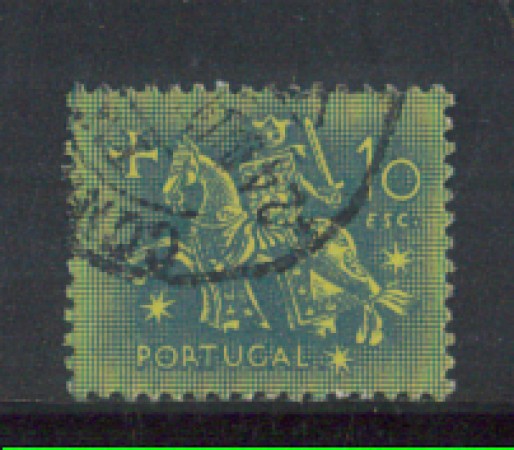 1953 - LOTTO/9745OU - PORTOGALLO - 10e. SIGILLO RE DENIS - USATO