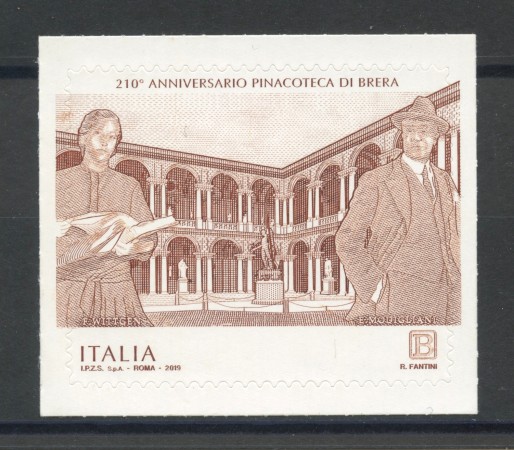 2019 - REPUBBLICA - PINACOTECA DI BRERA - NUOVO - LOTTO/37103