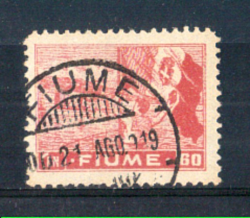 1919 - LOTTO/FIU43U - FIUME - 60c. CARMINIO USATO