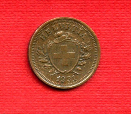 1931 - LOTTO/M22485 - SVIZZERA - 1 RAPPEN