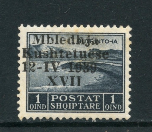 1939  - ALBANIA ITALIANA - 1q. ASSEMBLEA COSTITUENTE - NUOVO - LOTTO/29588
