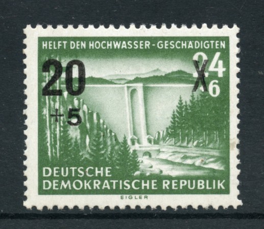 1955 - LOTTO/17661 - GERMANIA DDR - VITTIME INONDAZIONI - NUOVO