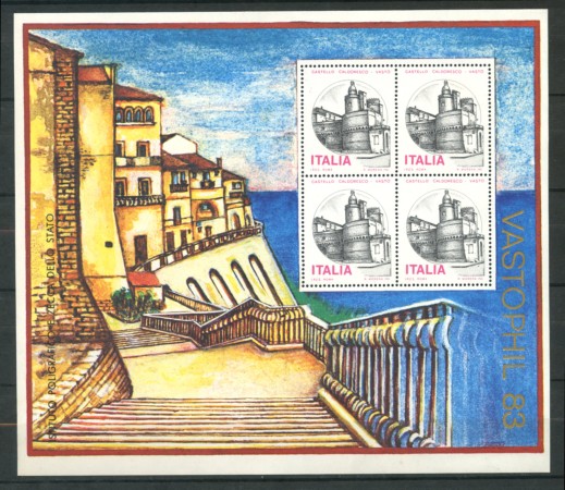 1983 ITALIA - LOTTO/1772 - VASTTOPHIL 83 - FOGLIETTO ERINNOFILO