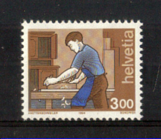 1994 - LOTTO/SVI1461N - SVIZZERA - 3 Fr. MESTIERI - NUOVO