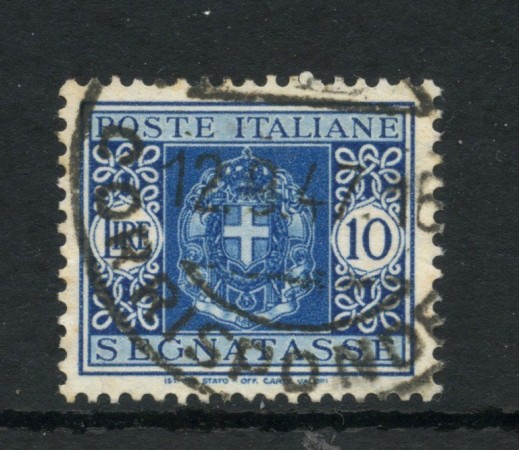 1934 - REGNO - LOTTO/48197 - 10 LIRE SEGNATASSE USATO