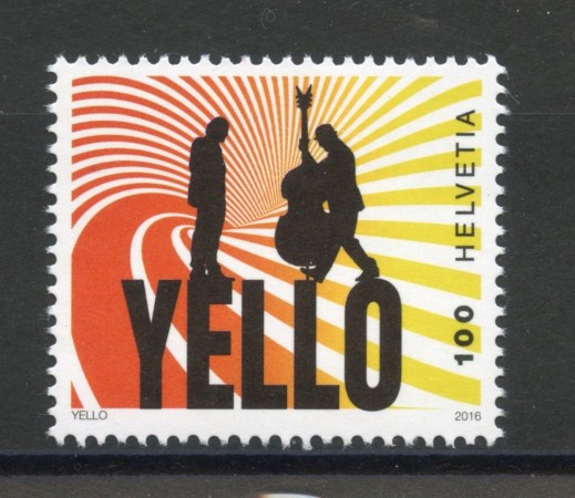 2016 - SVIZZERA - LOTTO/38030 - DUO MUSICALE YELLO - NUOVO