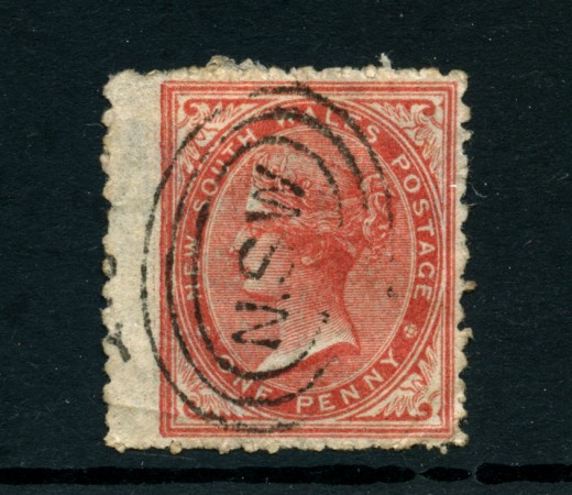 1862/67 - LOTTO/24129 - NUOVO GALLES DEL SUD - 1p. ROSSO - USATO
