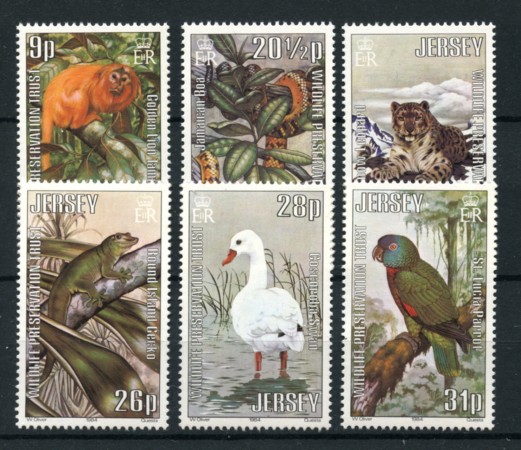1984 - LOTTO/13375 - JERSEY - PROTEZIONE ANIMALI 6v. - NUOVI