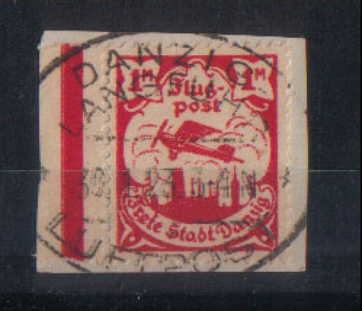 DANZICA - 1923 - LBF/3328 - 1 m. POSTA AEREA - USATO
