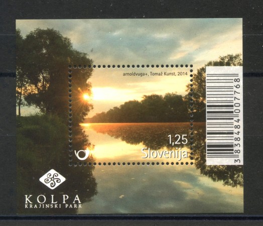 2014 - SLOVENIA - PARCO DI KOLPA  FOGLIETTO - NUOVO - LOTTO/34575