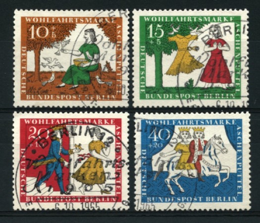 1965 - LOTTO/12595 - BERLINO - BENEFICENZA 4v. -  USATI