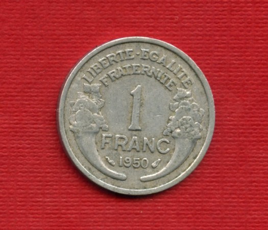 1950 - LOTTO/M21809 - FRANCIA - 1 FRANCO CORNUCOPIA
