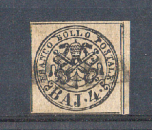 STATO PONTIFICIO - 1852 - LOTTO/5470A - 4 BAJ BRUNO GRIGIO