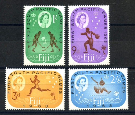 1963 - ISOLE FIJI - LOTTO/38897 - GIOCHI SPORTIVI 4v. - NUOVI