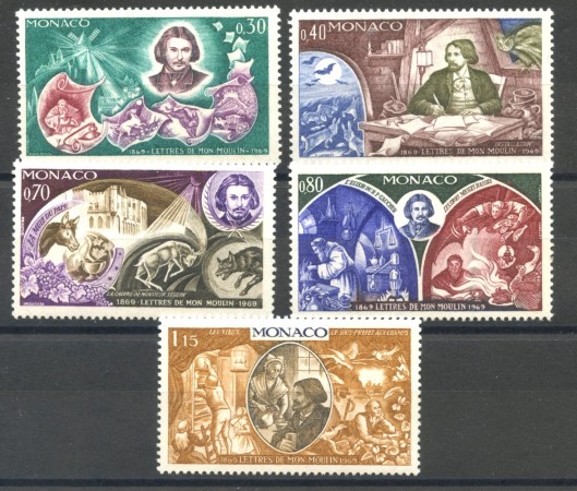 1969 - MONACO - LOTTO/41239 - OPERA MON MOULIN  5v. - NUOVI