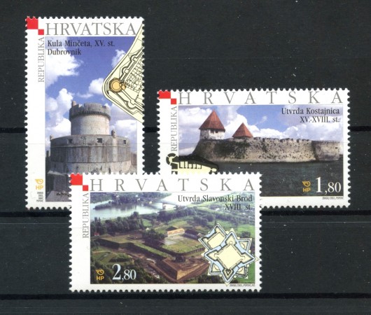 2003 - CROAZIA - TORRI E FORTEZZE 3v. - NUOVI - LOTTO/32953