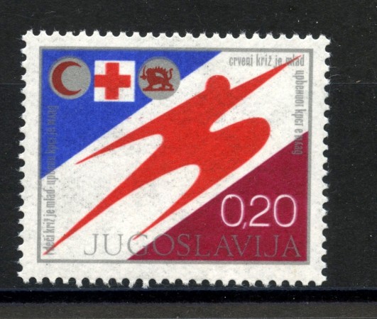 1977 - JUGOSLAVIA - LOTTO/38182 - BENEFICENZA CROCE ROSSA - NUOVO