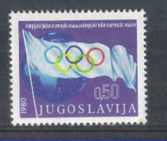 1980 - LOTTO/4996 - JUGOSLAVIA - SETTIMANA OLIMPICA