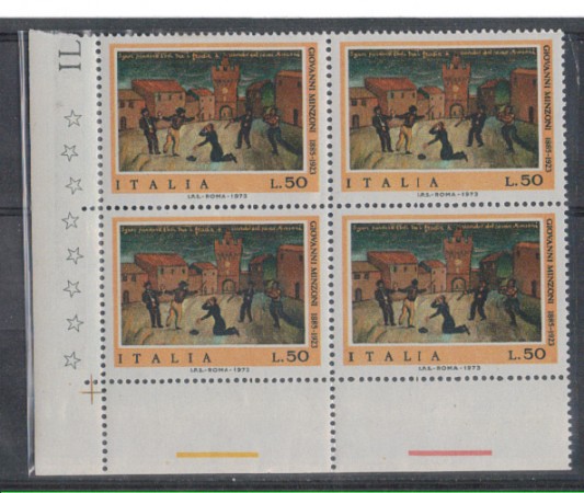 1973 - LOTTO/6583Q - REPUBBLICA - DON MINZONI QUARTINA