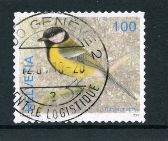 2007 - LOTTO/22885 - SVIZZERA - 100C. UCCELLI - USATO