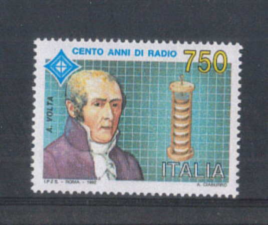 1992 - LOTTO/6983 - REPUBBLICA - RADIO A.VOLTA - NUOVO