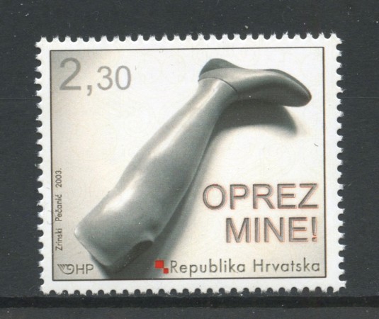 2003 - CROAZIA - CAMPAGNA CONTRO LE MINE - NUOVO - LOTTO/32948