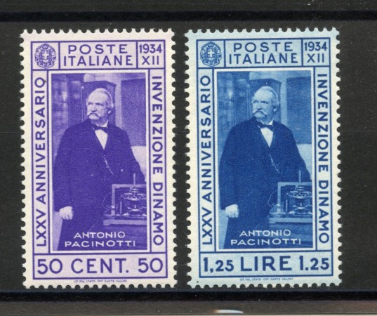 1934 - REGNO - LOTTO/38053 - ANTONIO PACINOTTI 2v. - NUOVI