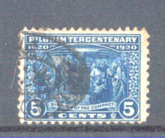 1920 - LBF/2971 - STATI UNITI - 2c. SBARCO PELLELEGRINI MAYFLOWERS - USATO