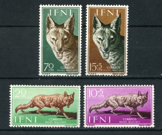 1957 - IFNI - LOTTO/22962 - SCIACALLO 4v. - NUOVI